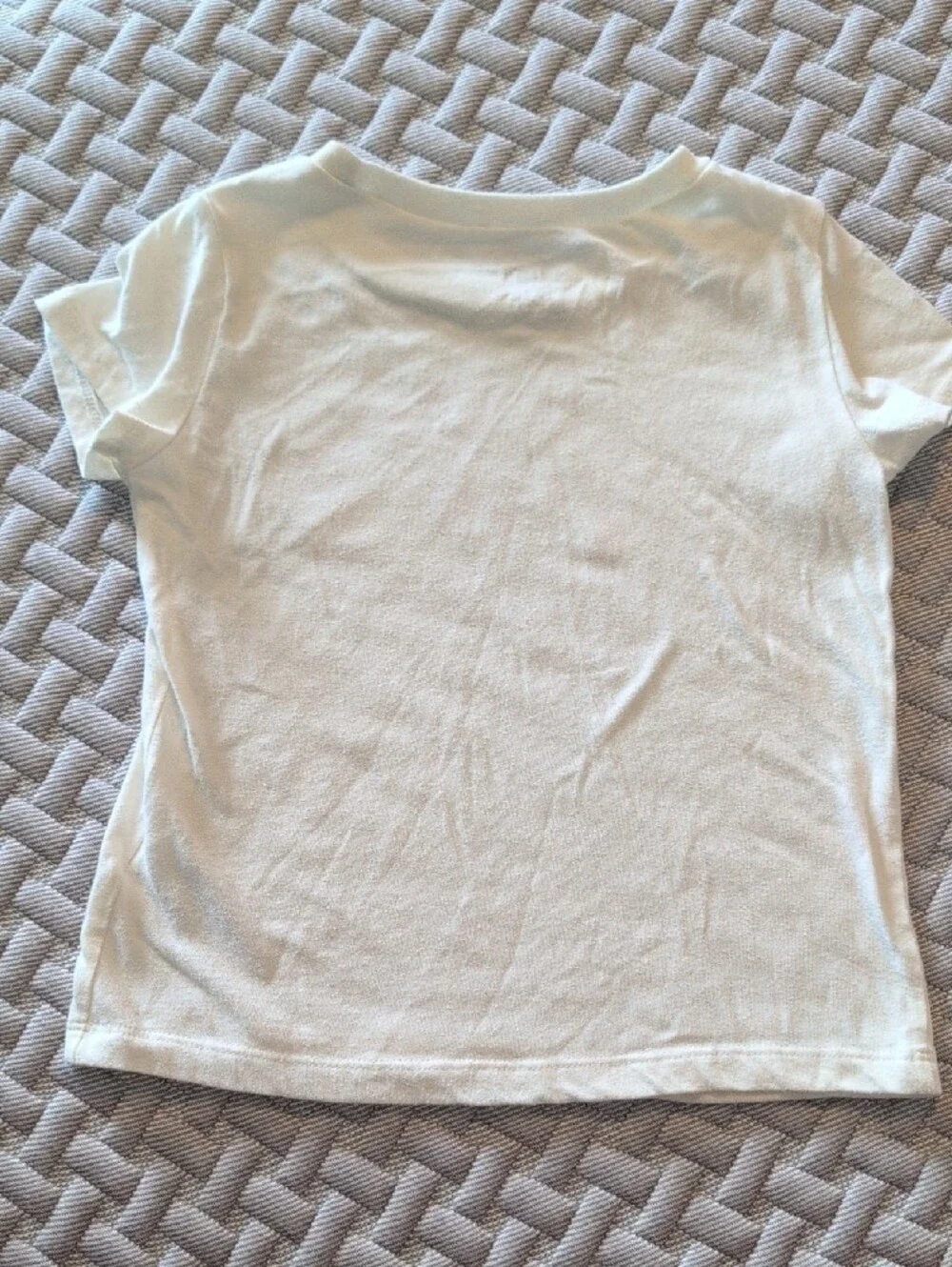 Carter's White Tee with Pink 'Picky Eater Society' Graphic
